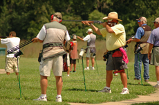 Busy registered trap shoot
